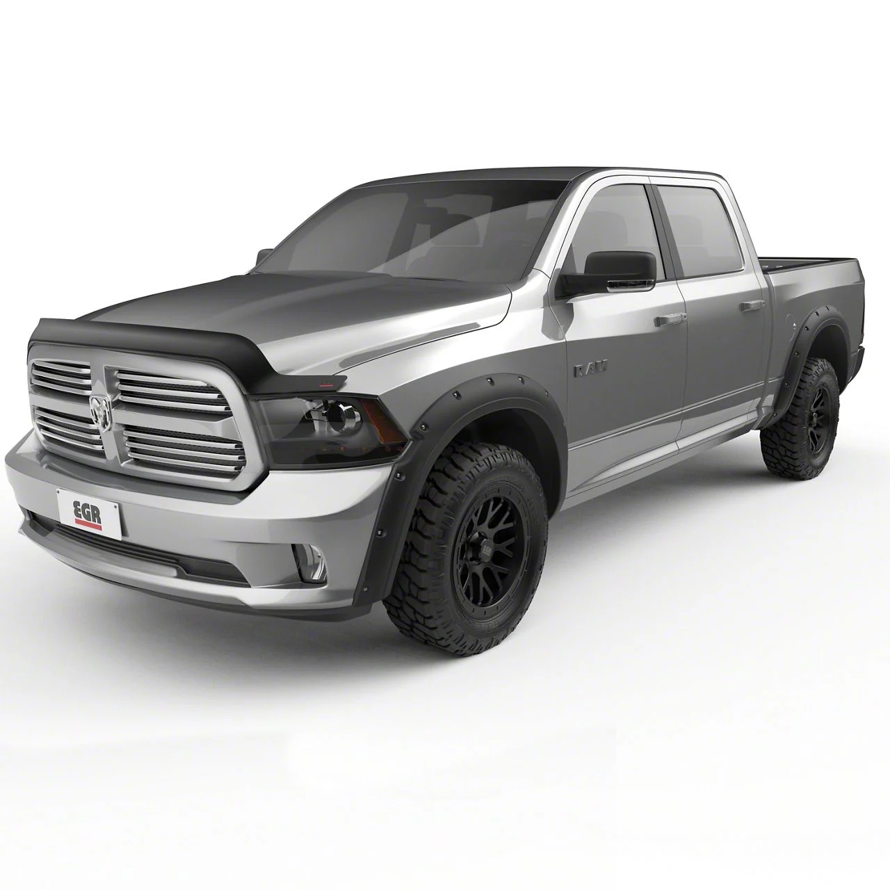 EGR Bolt-On Look Fender Flares; Black (11-18 RAM 1500 Sport)