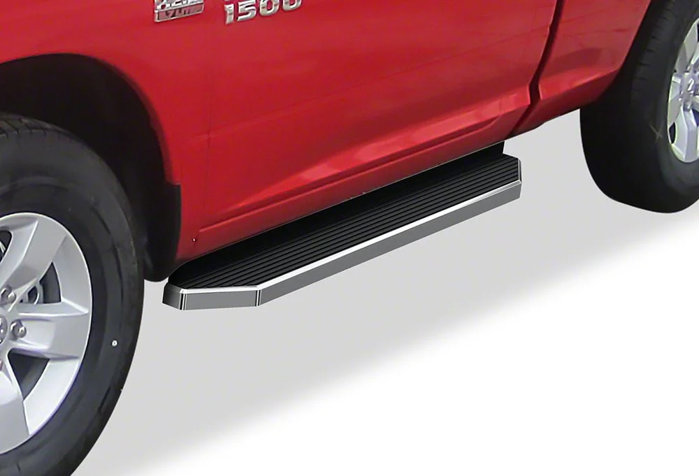 H-Style Running Boards; Polished (10-26 RAM 3500 Regular Cab)