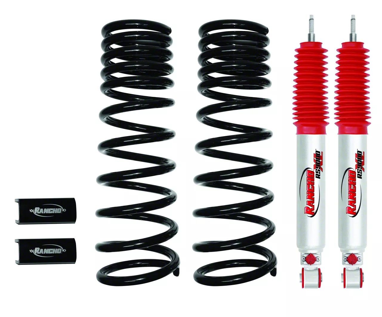 Rancho 2.50-Inch Front Level-IT System with Front RS9000XL Shocks (03-13 4WD RAM 2500)