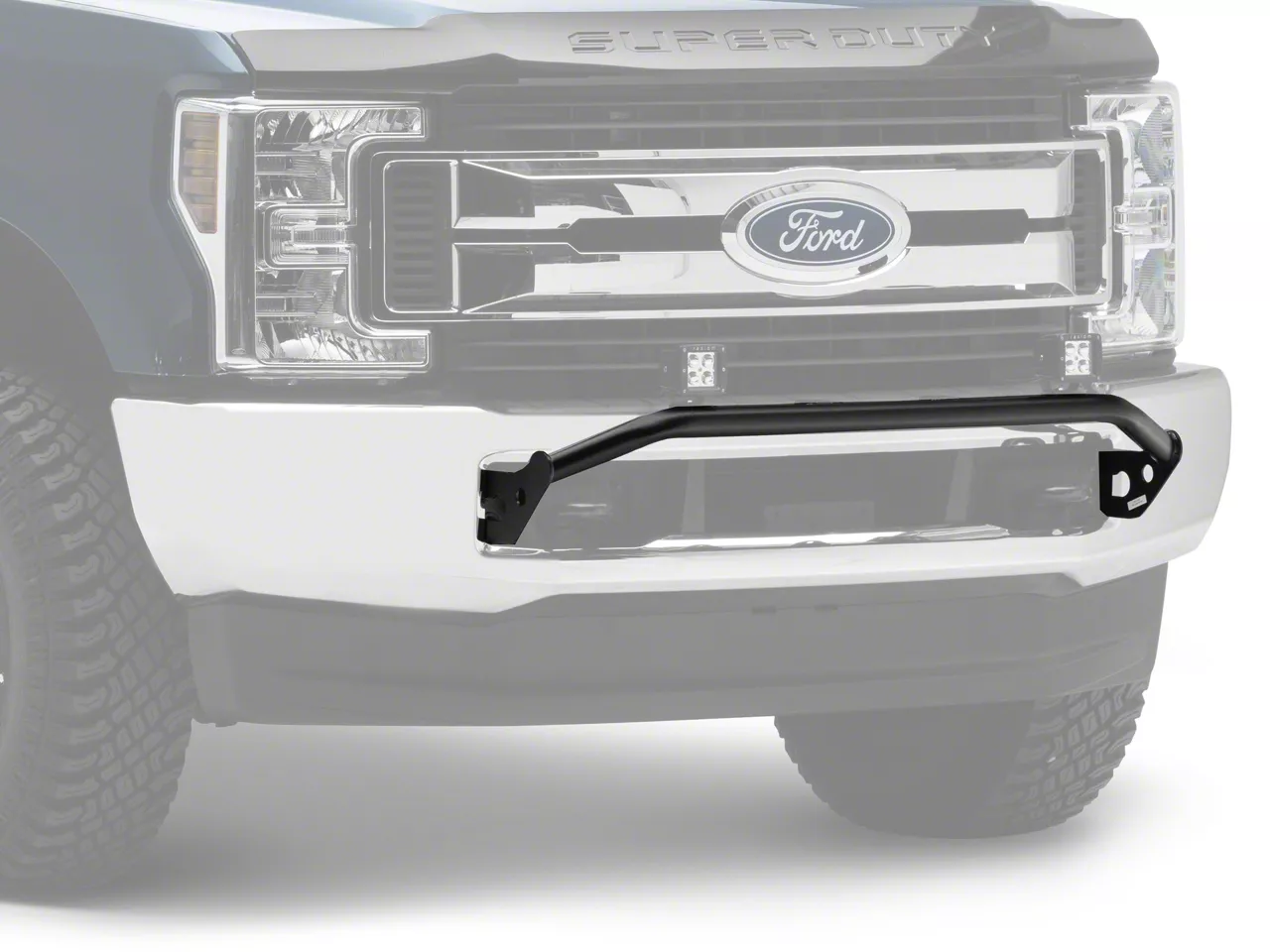 Sleekster Light Bar; Satin Black (11-23 F-350 Super Duty)