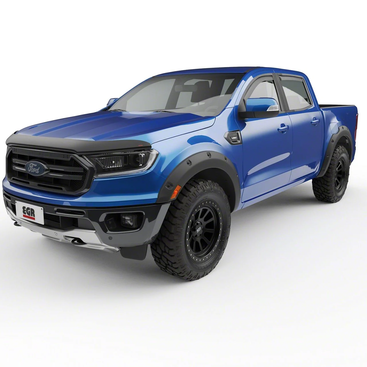 EGR Bolt-On Look Fender Flares; Black (19-23 Ranger)