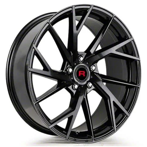 Rennen Flowtech FT28 Brushed Dark Tint Wheel; 20x9; 25mm Offset (08-23 RWD Challenger, Excluding Widebody)