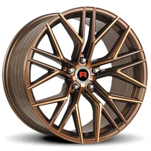 Rennen Flowtech FT12 Bronze Tint Wheel; Rear Only; 20x10.5; 25mm Offset (11-23 RWD Charger, Excluding Widebody)