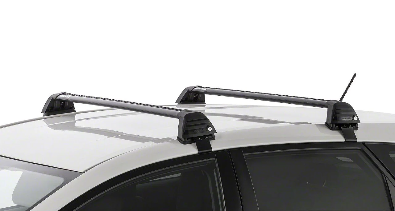 Rhino-Rack Vortex ROC25 Flush 2-Bar Roof Rack; Black (19-24 Ranger SuperCrew)