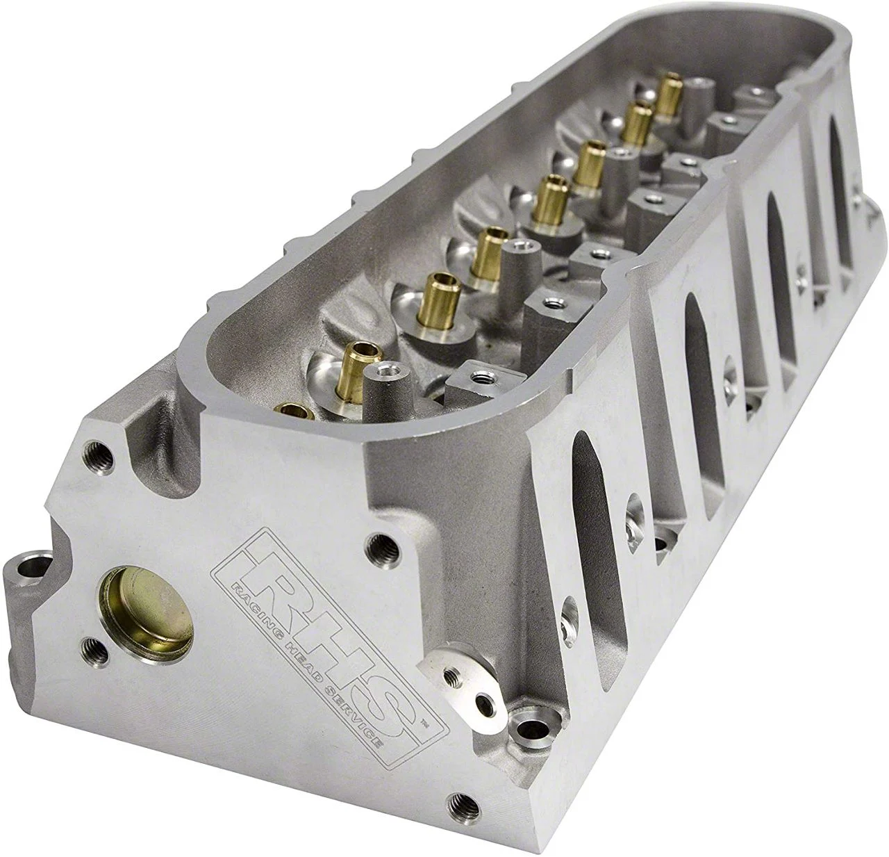 RHS Pro Action GM LS Cathedral Port Cylinder Head with 0.570-Inch Lift Springs; Un-Assembled (15-19 6.0L Sierra 3500 HD)