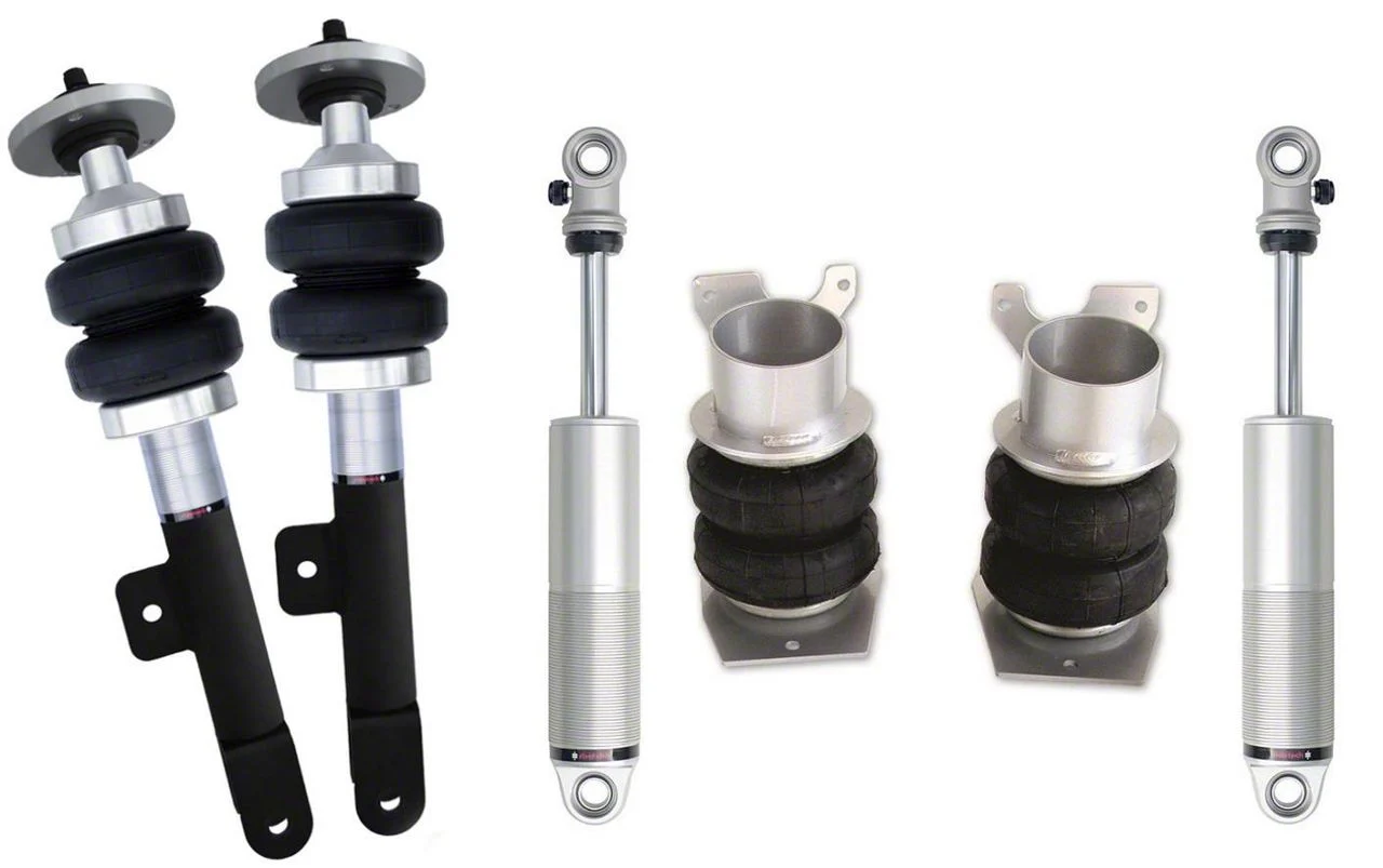 Ridetech HQ Series Air Suspension System (08-23 RWD Challenger w/o Electronic Shocks)
