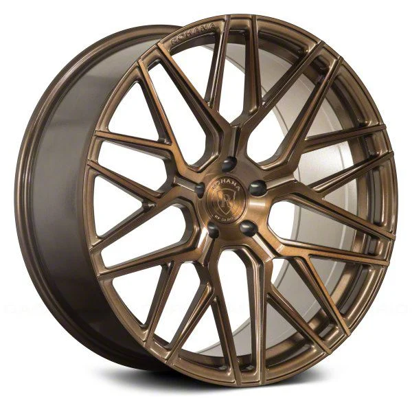 Rohana Wheels RFX10 Brushed Bronze Wheel; Rear Only; 20x10.5; 38mm Offset (05-09 Mustang)