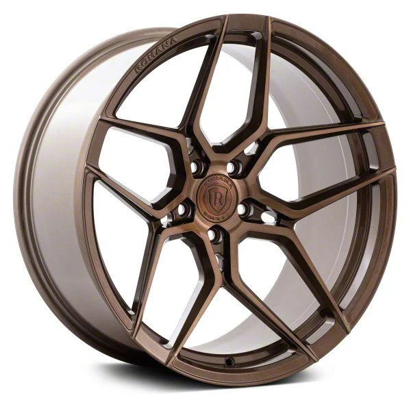 Rohana Wheels RFX11 Brushed Bronze Wheel; Rear Only; 20x10.5; 38mm Offset (05-09 Mustang)