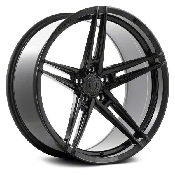 Rohana Wheels RFX15 Gloss Black Wheel; Rear Only; 20x10.5; 38mm Offset (05-09 Mustang)
