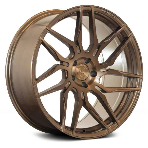 Rohana Wheels RFX7 Bronze Wheel; Left Directional; Rear Only; 20x10.5; 38mm Offset (05-09 Mustang)