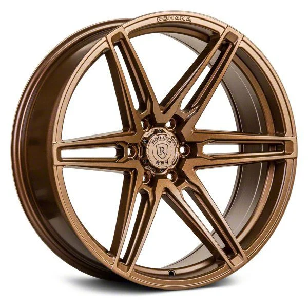 Rohana Wheels RFV1 Matte Bronze 6-Lug Wheel; 22x9.5; 22mm Offset (15-20 Tahoe)