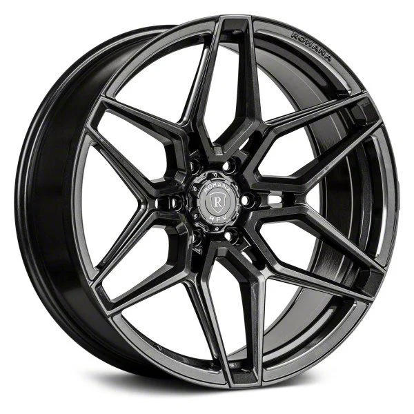 Rohana Wheels RFV2 Gloss Graphite 6-Lug Wheel; 22x9.5; 0mm Offset (19-26 Silverado 1500)