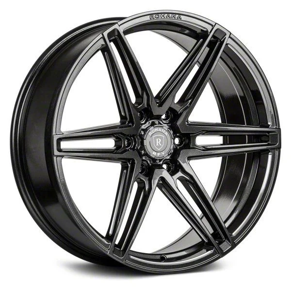 Rohana Wheels RFV1 Gloss Graphite 6-Lug Wheel; 22x9.5; 0mm Offset (21-26 Tahoe)