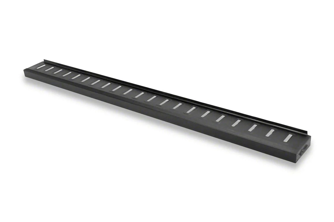 Romik ROF-T Running Boards; Black (19-26 Sierra 1500 Regular Cab)