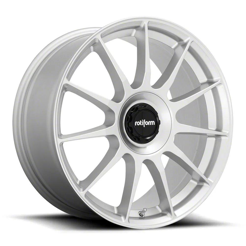 Rotiform DTM Gloss Silver Wheel; 20x8.5; 35mm Offset (10-14 Mustang)