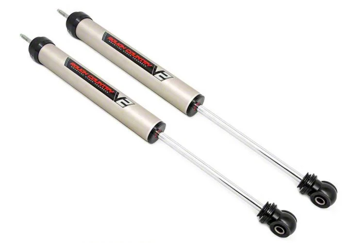Rough Country Offroad V2 Monotube Front Shocks for 2 to 3-Inch Lift (13-26 4WD RAM 3500)