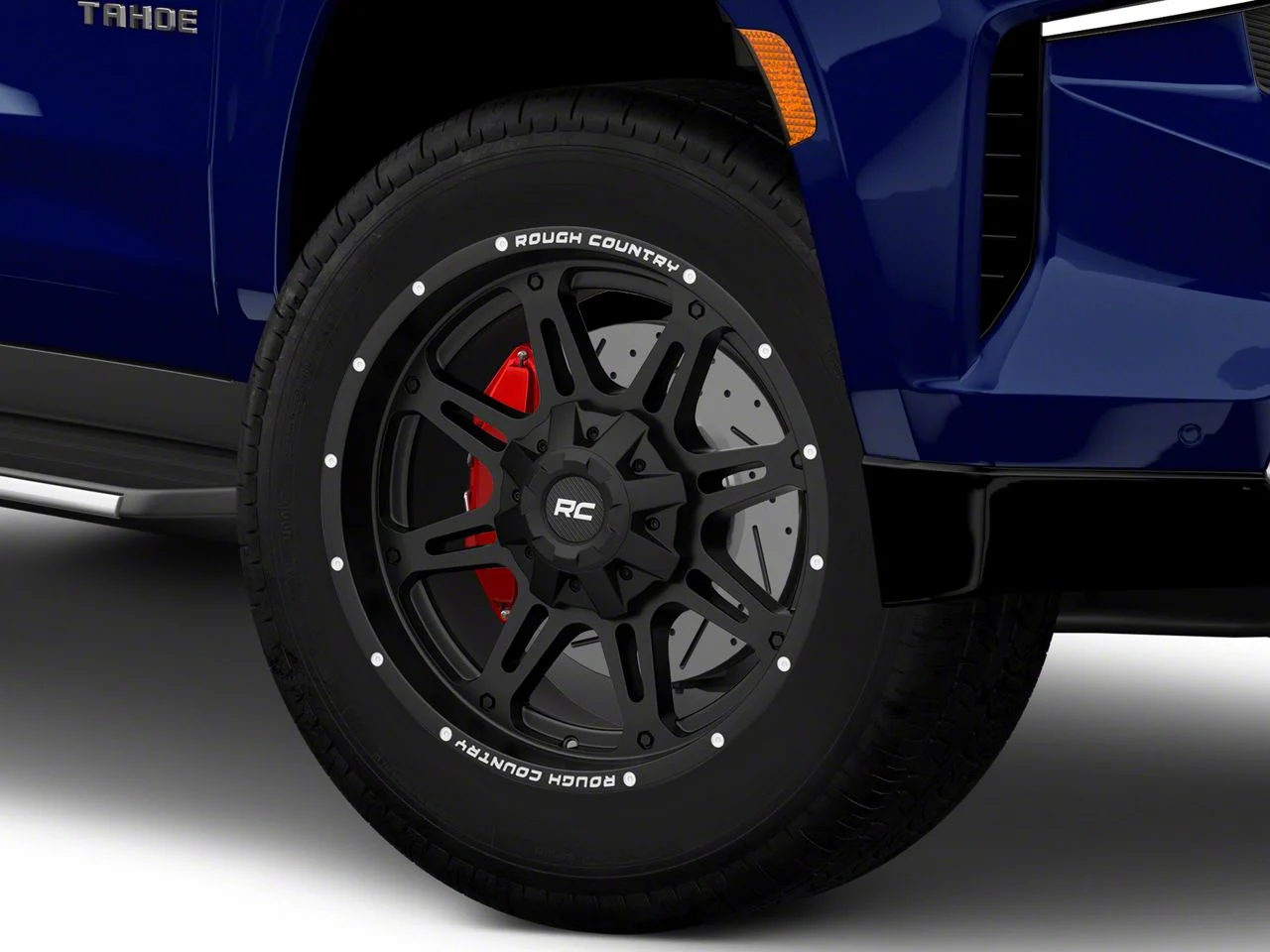 Rough Country 94 Series Matte Black Milled 6-Lug Wheel; 20x10; -18mm Offset (21-26 Tahoe)