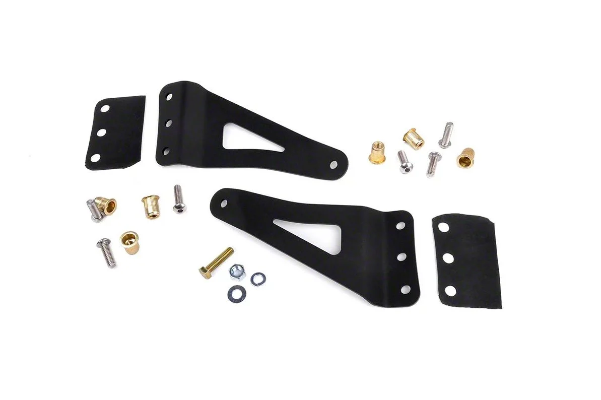 Rough Country Offroad 50-Inch Curved LED Light Bar Upper Windshield Mounting Brackets (07-14 Yukon)