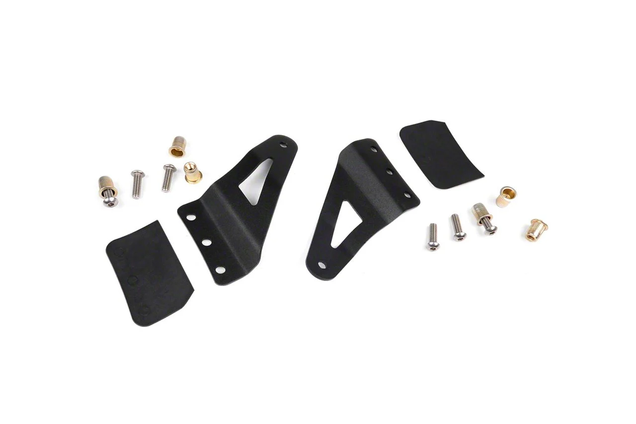 Rough Country 54-Inch Curved LED Light Bar Upper Windshield Mounting Brackets (07-14 Yukon)