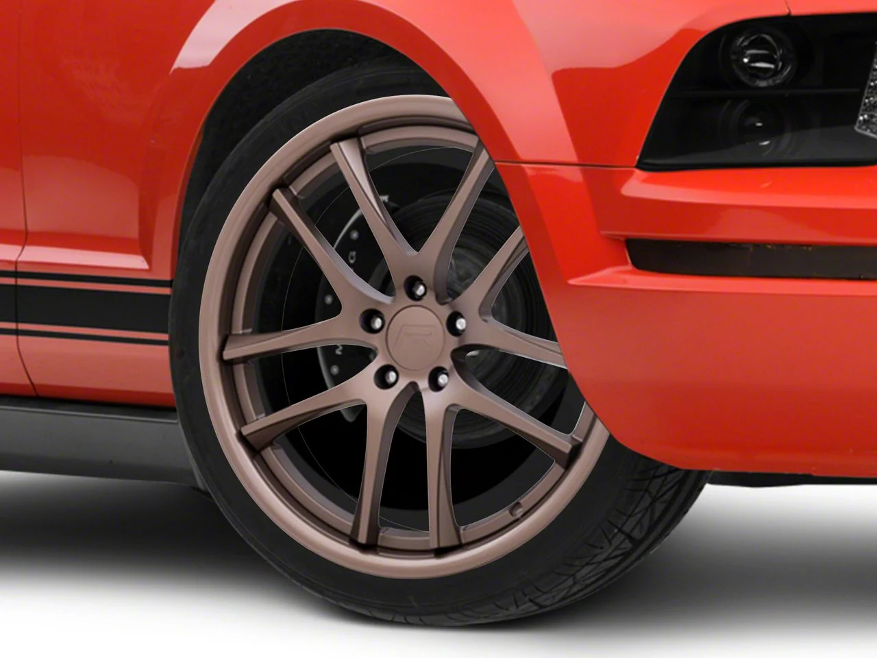 Rovos Wheels Cape Town Satin Bronze Wheel; 20x8.5; 20mm Offset (05-09 Mustang)