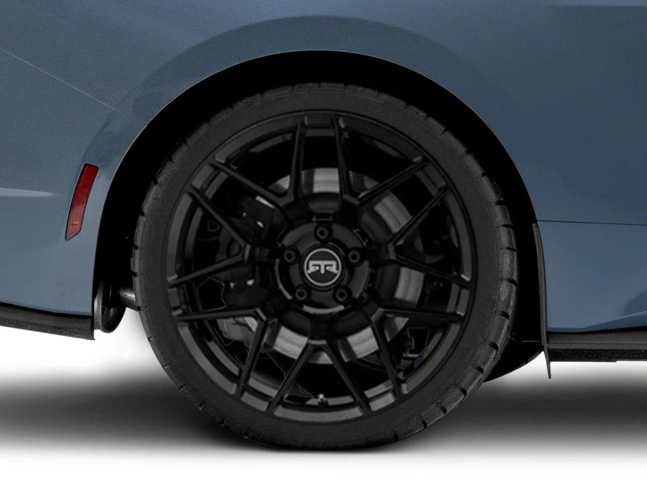 RTR Tech 7 Gloss Black Wheel; Rear Only; 20x10.5; 45mm Offset (24-26 Mustang)