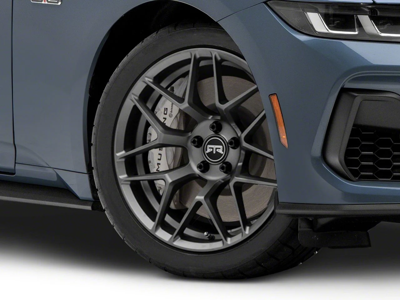 RTR Tech 7 Satin Charcoal Wheel; 19x9.5; 33mm Offset (24-26 Mustang)