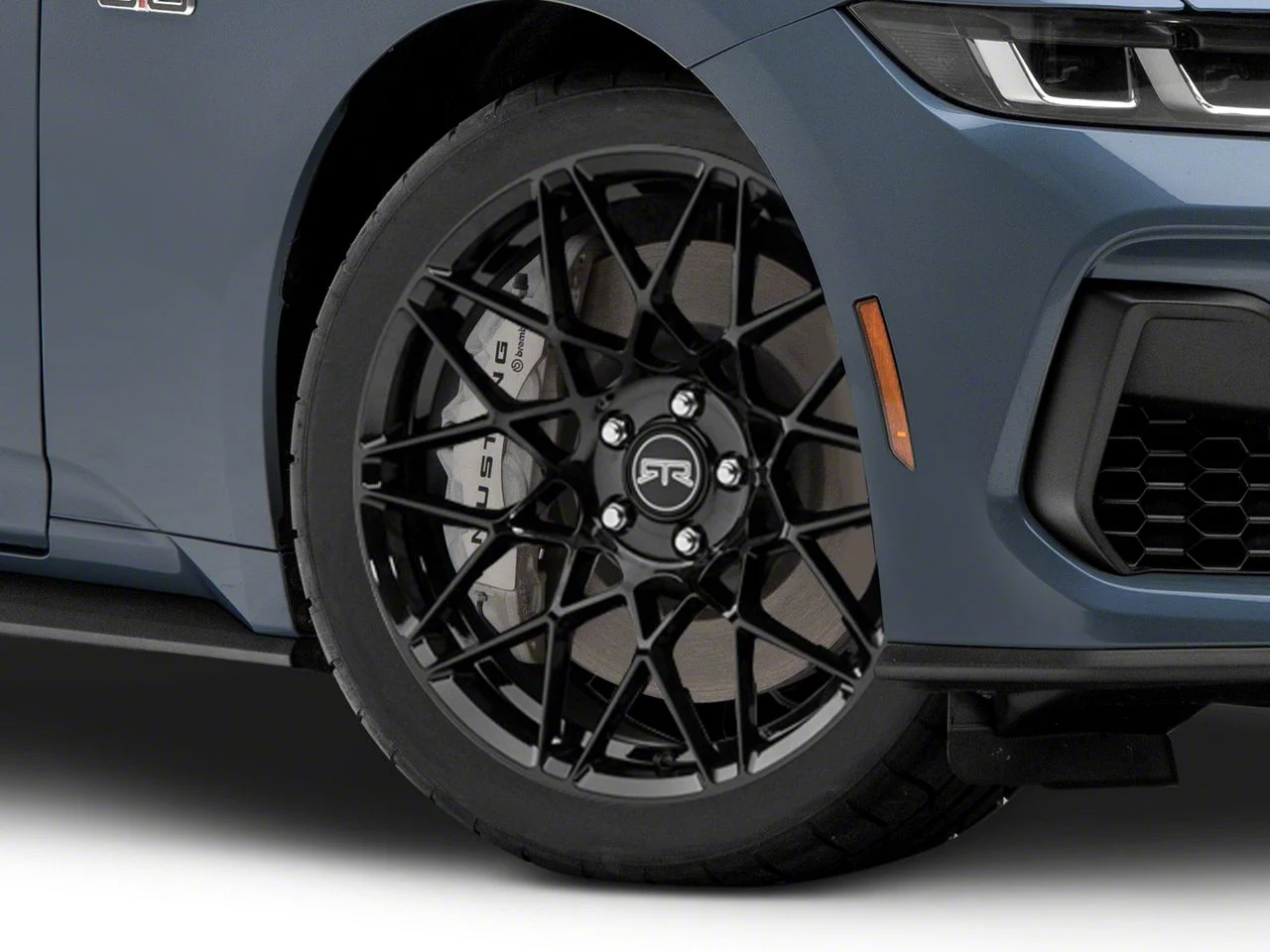 RTR Tech Mesh Gloss Black Wheel; 19x9.5; 33mm Offset (24-26 Mustang)