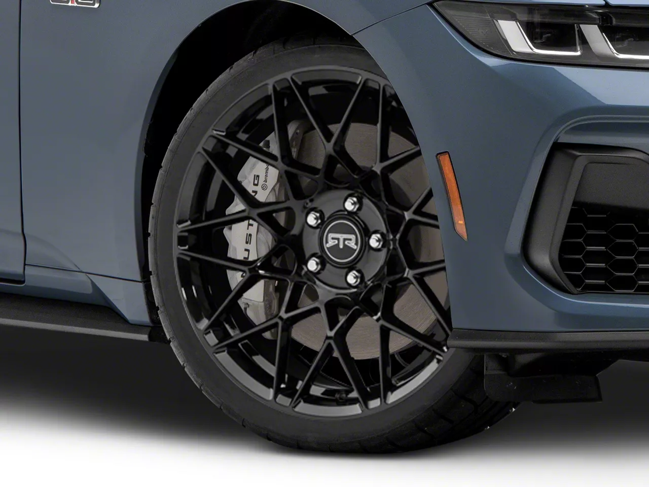 RTR Tech Mesh Gloss Black Wheel; 20x9.5; 33mm Offset (24-26 Mustang)