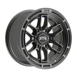 RTR EVO 6 Satin Black 6-Lug Wheel; 17x9; 30mm Offset (19-23 Ranger)