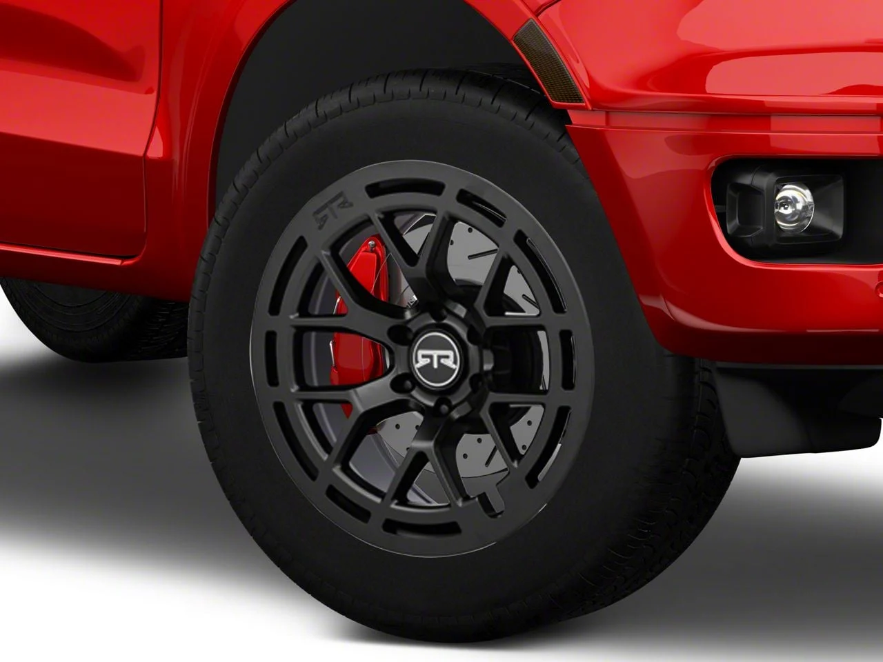 RTR Tech 6 Satin Black 6-Lug Wheel; 20x9; 25mm Offset (19-23 Ranger)