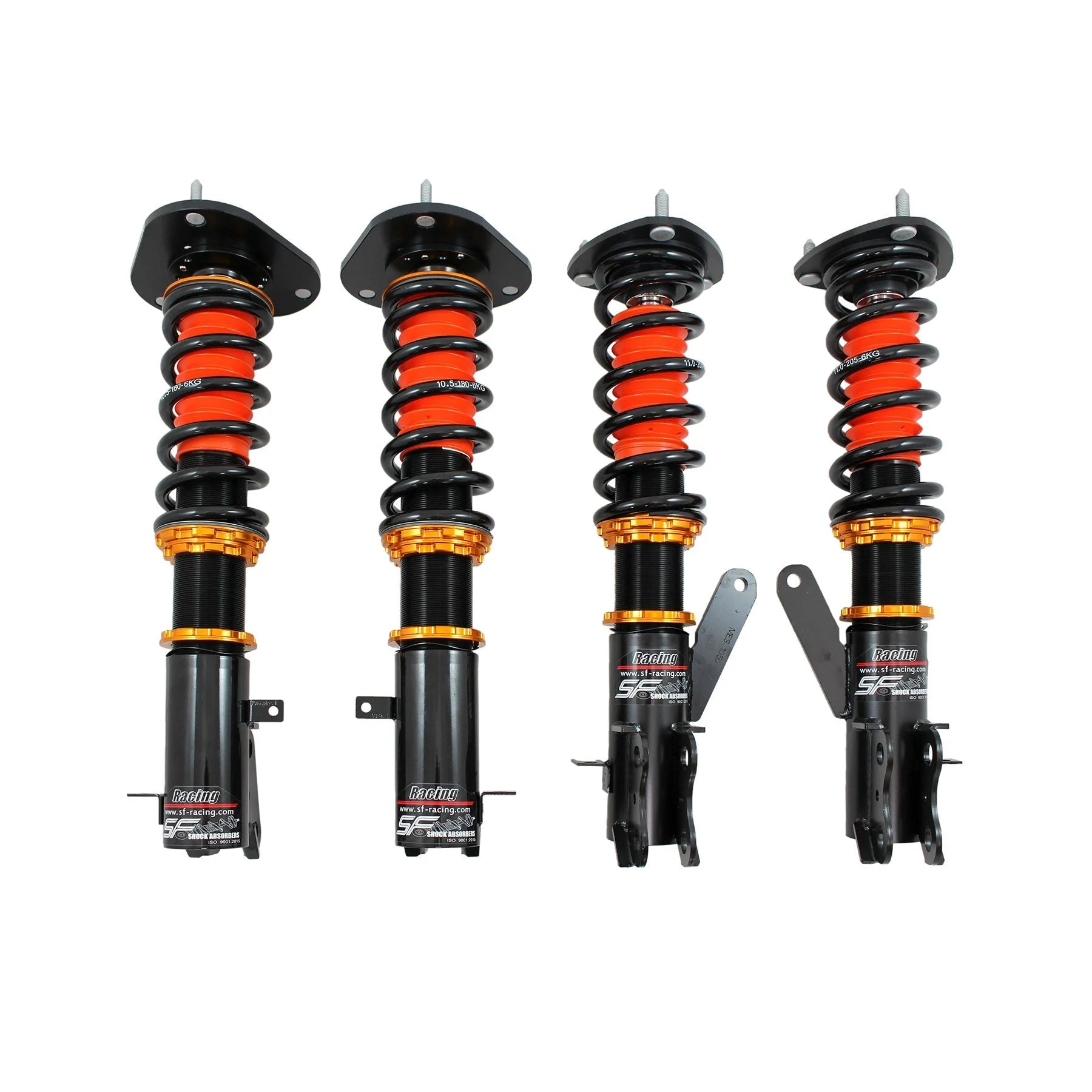 SF Racing Sport Coilovers (True Rear) for 2009-2012 Acura RL (KB2)