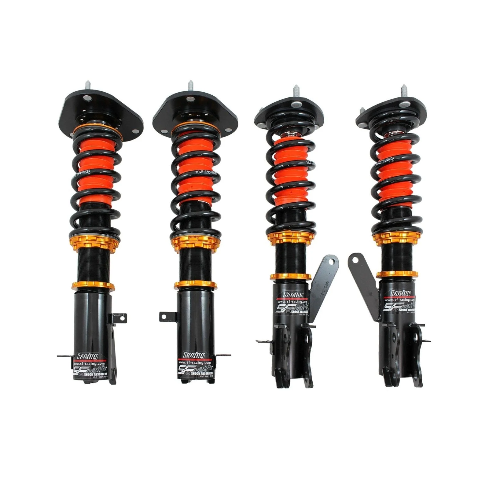SF Racing Track Coilovers for 2006-2013 BMW 3 Series Coupe AWD (E92)