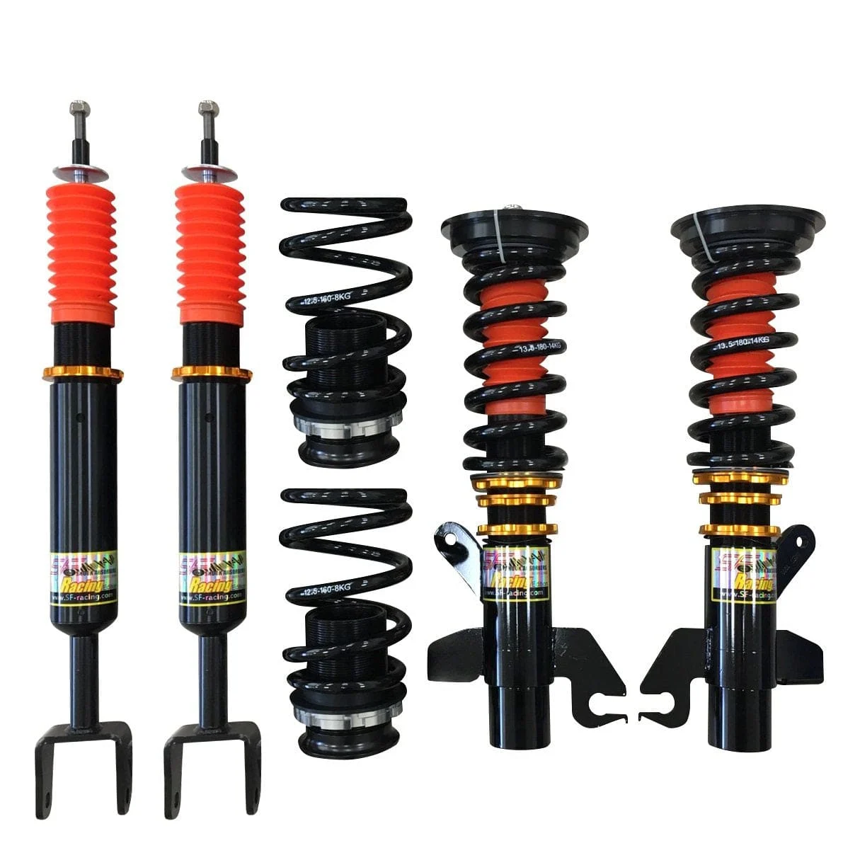 SF Racing Sport Coilovers for 2008-2016 Mitsubishi Lancer Evolution X (CZ4A)