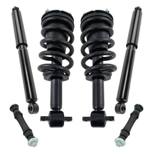 Front Strut and Spring Assemblies with Rear Shocks and Sway Bar Links (14-18 4WD Sierra 1500)