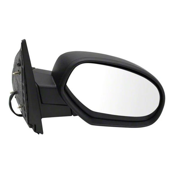 Powered Mirror; Textured Black; Passenger Side (07-10 Sierra 2500 HD)