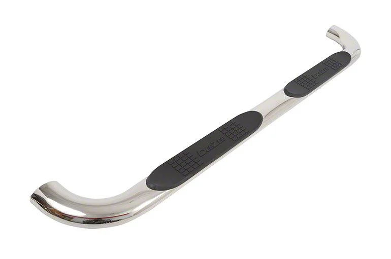 4-Inch Oval Stainless Steel Nerf Side Step Bars (20-26 Sierra 3500 HD Crew Cab)