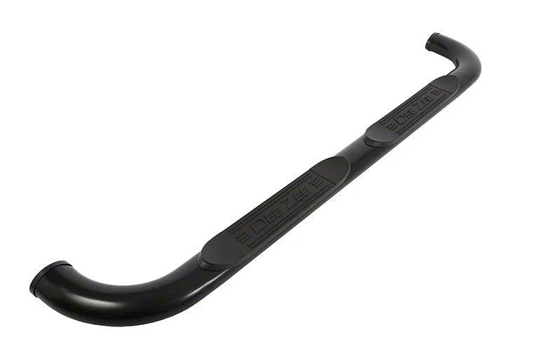 4-Inch Oval UltraBlack Nerf Side Step Bars (20-26 Sierra 3500 HD Crew Cab)
