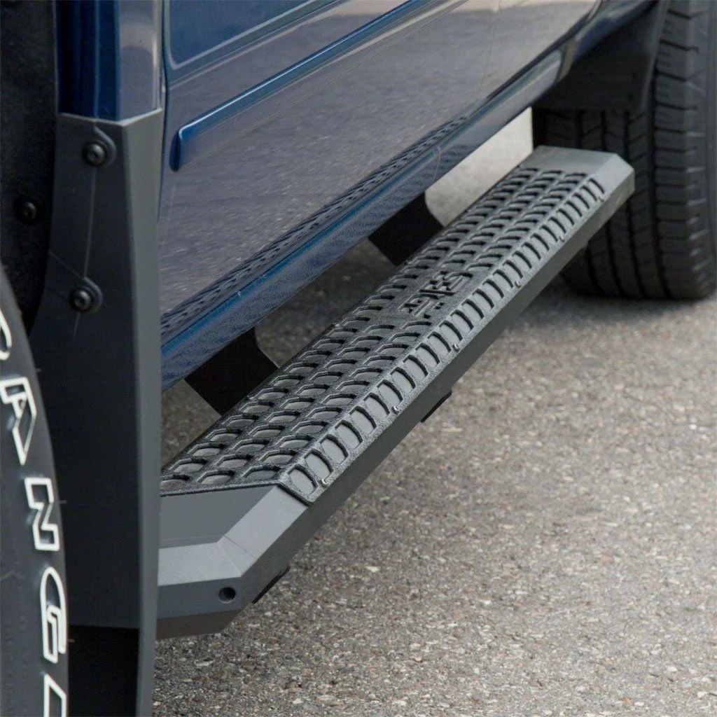 AdvantEDGE 5.50-Inch Side Step Bars; Carbide Black (20-26 Sierra 3500 HD Crew Cab)