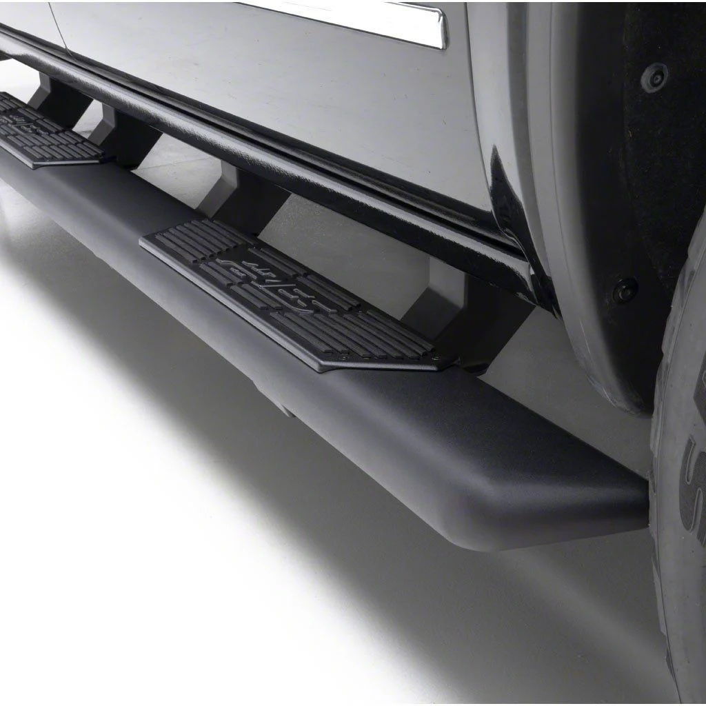AscentStep 5.50-Inch Running Boards; Carbide Black (20-26 Sierra 3500 HD Crew Cab)