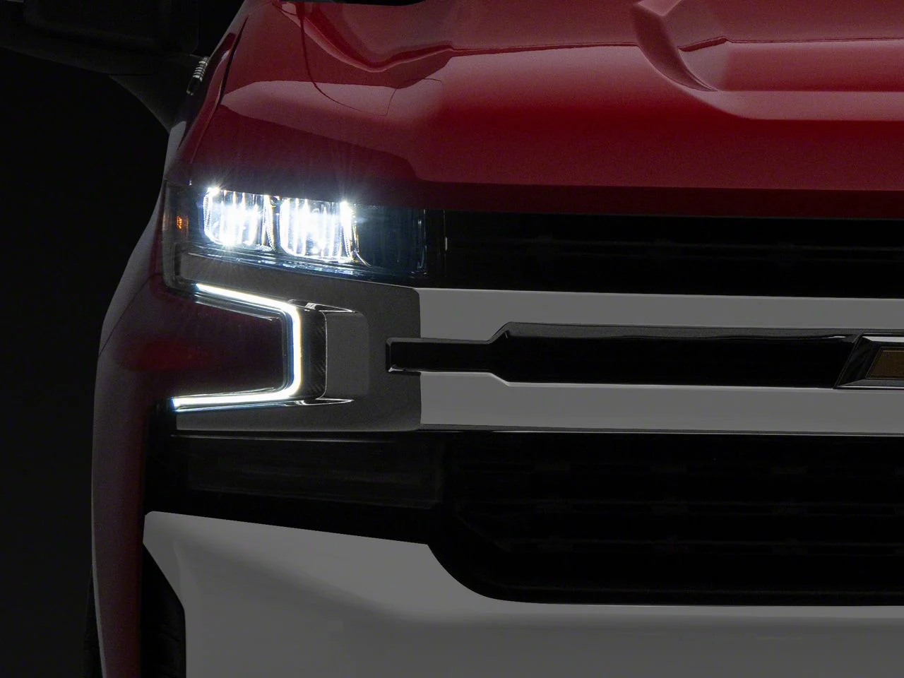 OEM Style Headlight; Chrome Housing; Clear Lens; Passenger Side (19-21 Silverado 1500 w/ Factory LED Headlights; 2022 Silverado 1500 LTD w/ Factory LED Headlights)