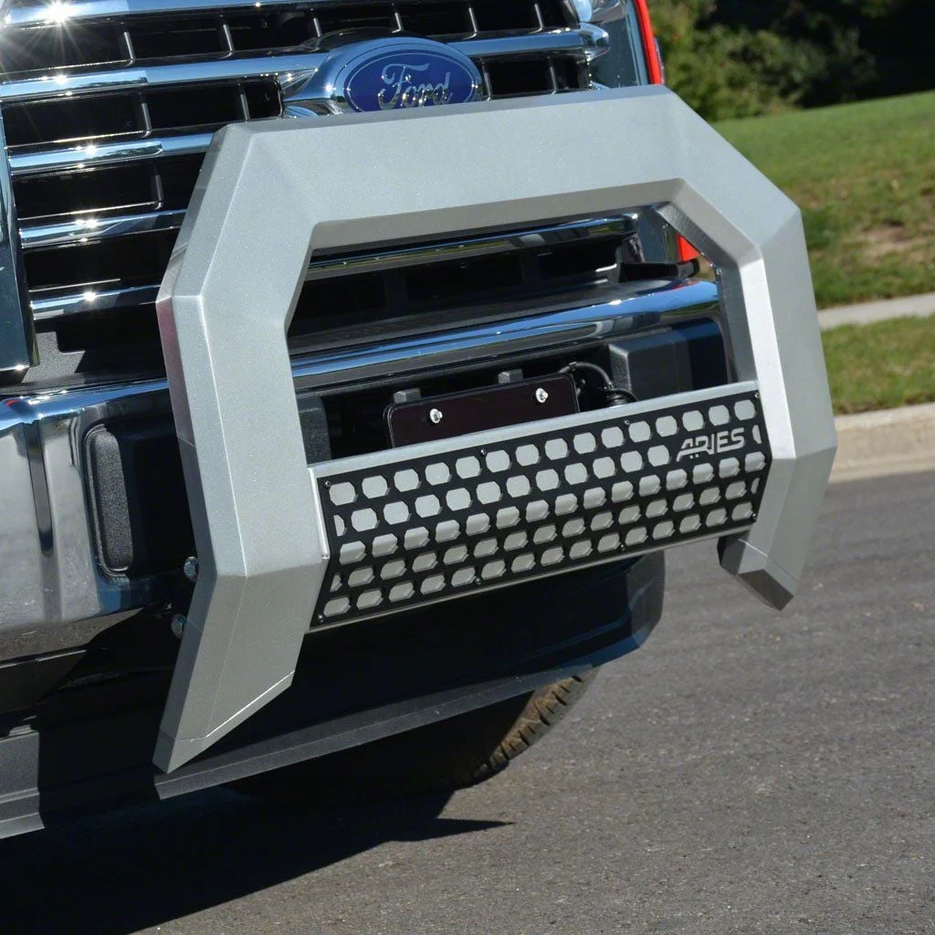 5.50-Inch AdvantEDGE Bull Bar; Chrome (09-19 Silverado 2500 HD)