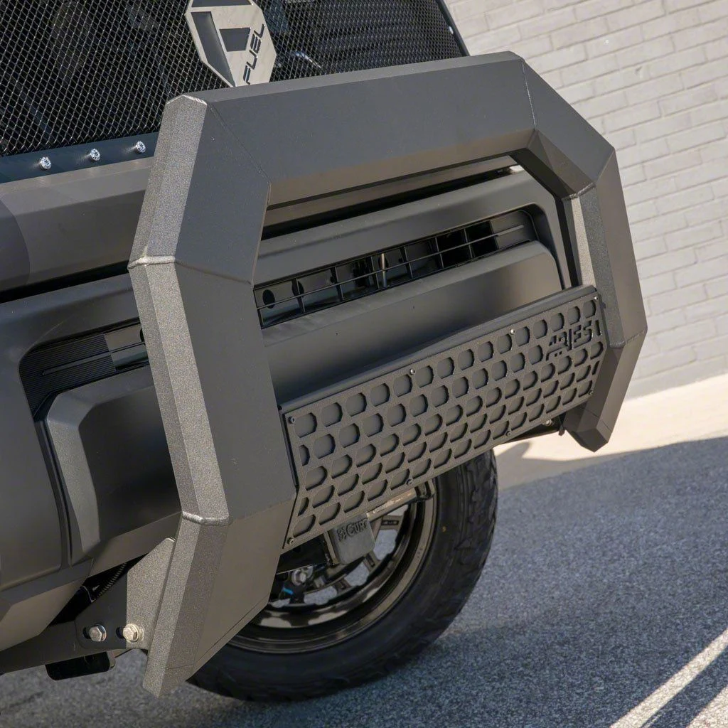 5.50-Inch AdvantEDGE Bull Bar; Carbide Black (09-19 Silverado 3500 HD)