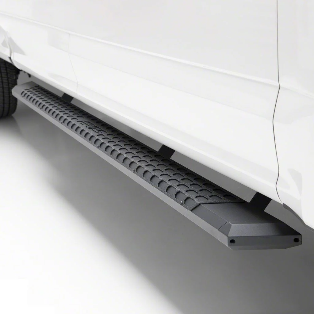 AdvantEDGE 5.50-Inch Side Step Bars; Carbide Black (07-19 Silverado 3500 HD Extended/Double Cab)
