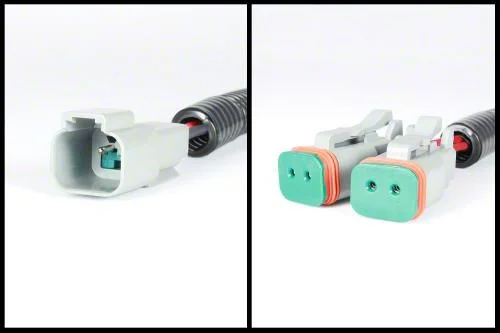 Cube Light Wiring Adapters; Deutsch Receptacle to Deutsch Dual Output