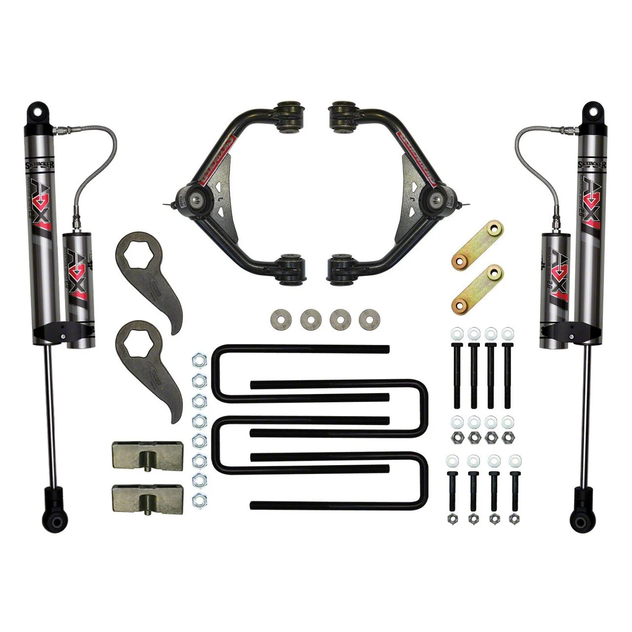SkyJacker 3 to 3.50-Inch Suspension Lift Kit with ADX 2.0 Remote Reservoir Shocks (11-19 Sierra 2500 HD w/o MagneRide)