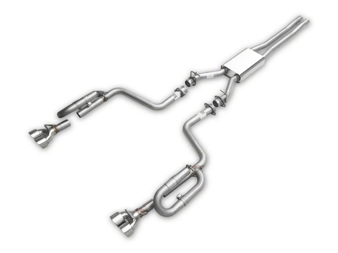 Cyclone Cat-Back Exhaust with Round Polished Tips (09-14 V6 Challenger)