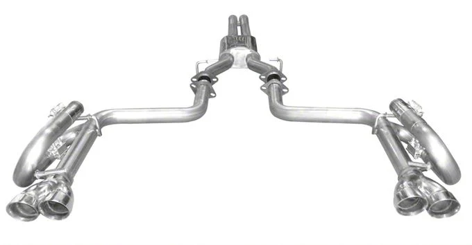 MACH X Cat-Back Exhaust with Round Tips (09-14 5.7L HEMI Challenger)