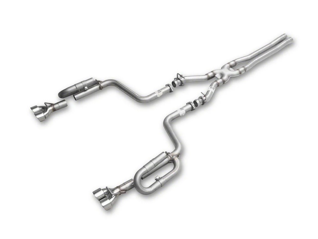 Street Race-RT Cat-Back Exhaust with Round Polished Tips (09-14 5.7L HEMI Challenger w/ Automatic Transmission)