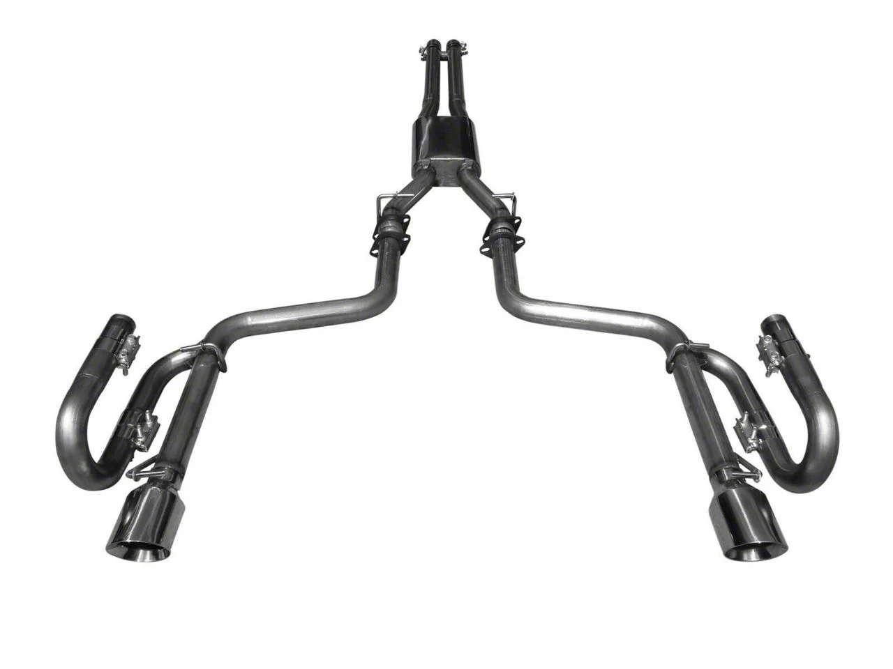 Cyclone Cat-Back Exhaust with Polished Tips (15-23 6.4L HEMI Charger)