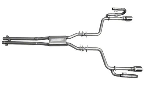 Cyclone Cat-Back Exhaust with Polished Tips (06-10 V6 Charger)